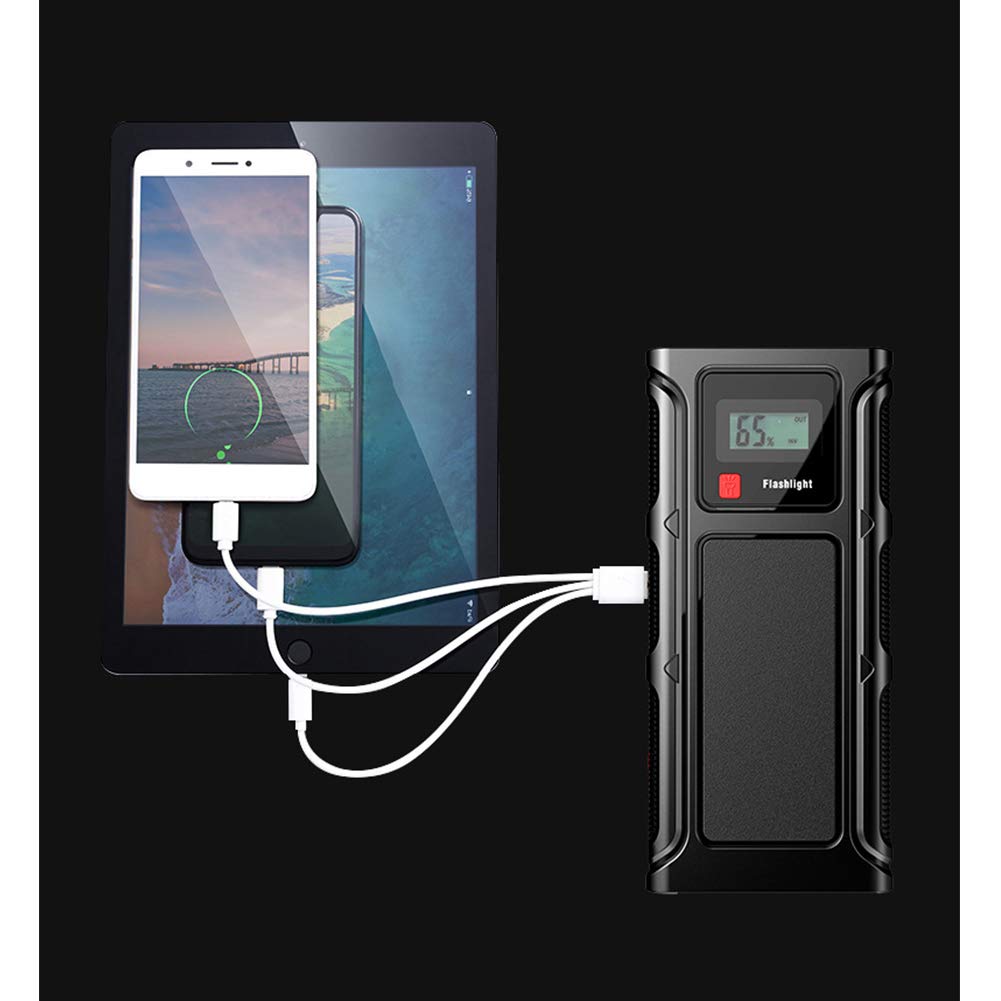 AKT Arrancador de Batería Refuerzo de Coche Banco de Energía Batería 2000A 12V Dispositivo de Arranque Automático Cargador de Arranque de Coche Arrancador de Batería de Emergencia