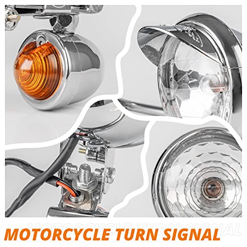 image for OUMURS Motorcycle Light Bar Compatible with Harley Fog Lights Turn Sig