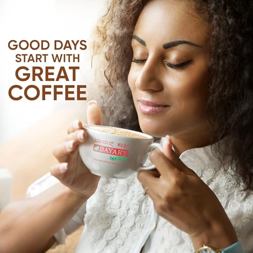 Image of Bayar's Coffee Instant Coffee Powder 200g | Authentic Blend with 70% Coffee & 30% Chicory | Freshly Slow Roasted for Rich Aroma & Taste - Pack of 2