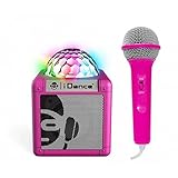 Bluetooth iDance Sing Cube 100 5W Pink - Tragbare Lautsprecher (5 W, Verkabelt & Kabellos, Micro-USB, Pink, Digital, Tablet/Smartphone)