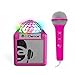 Produktbild iDance CUBESING100PK Karaoke-Lautsprecher für Kinder mit Mikrofon und Lichtsystem, Rosa