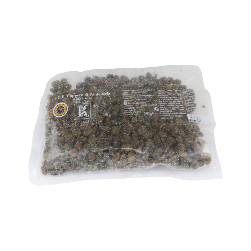 Capperi sotto sale | Gli originali di Pantelleria IGP | 250g | 100% Italiani