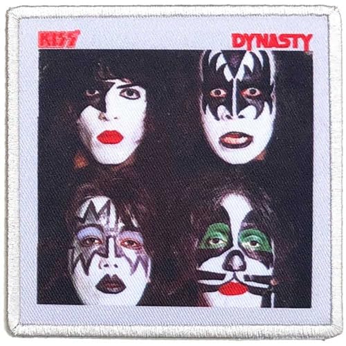 Kiss Patch Dynasty Album Cover Band Logo Official Printed Iron On Size Accessory Size