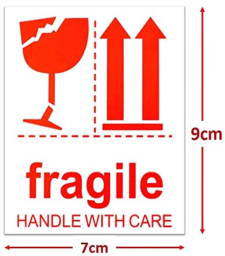 Amazon.co.jp: Fragile/天地無用 ステッカー 【40枚】われもの 