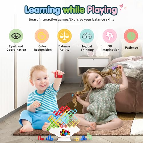 Crazysun TTG-US 32 Pcs Tower Stacking Game thumb #1