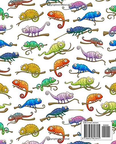 Composition NoteBook: Cutest Chameleon Composition Notebook for school, work, or home! Keep your not
