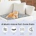 Omtofo 5 Stück Flanell Hundedecke Flauschig, Katzendecke, Waschbar, Haustierdecke für Kleine Mittlere Hunde Katzen, Kuscheldecke Hund, 60 x 40 cm, Grau