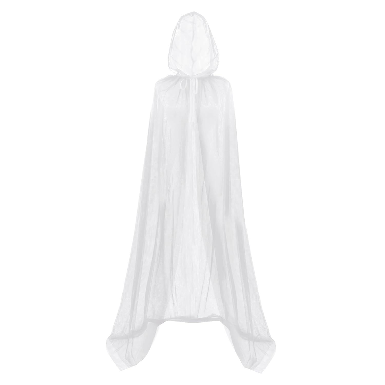 Halloween Costume Cloak for Women Adult's Cosplay Cape Long Tulle Cape Fancy Dress Hood Dress-up for Role Play