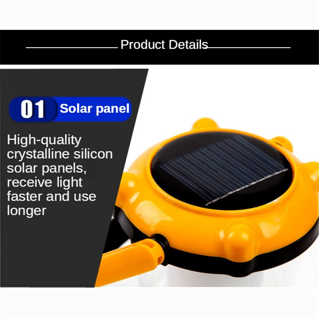 Camping Tent Light Powerful Flashlight Solar Portable Lantern Rechargeable Emergency Light Outdoor Fishing Lighting