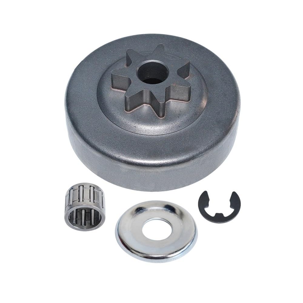Tambour d'embrayage 3/8 7T haute résistance pour pignon de rechange 039