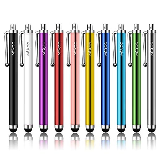 Mixoo Stylus Pens for Touch Screens - 10 Pack High Precision Universal Stylus for iPad iPhone Tablets Samsung Galaxy and All Other Capacitive Touch Screen Devices