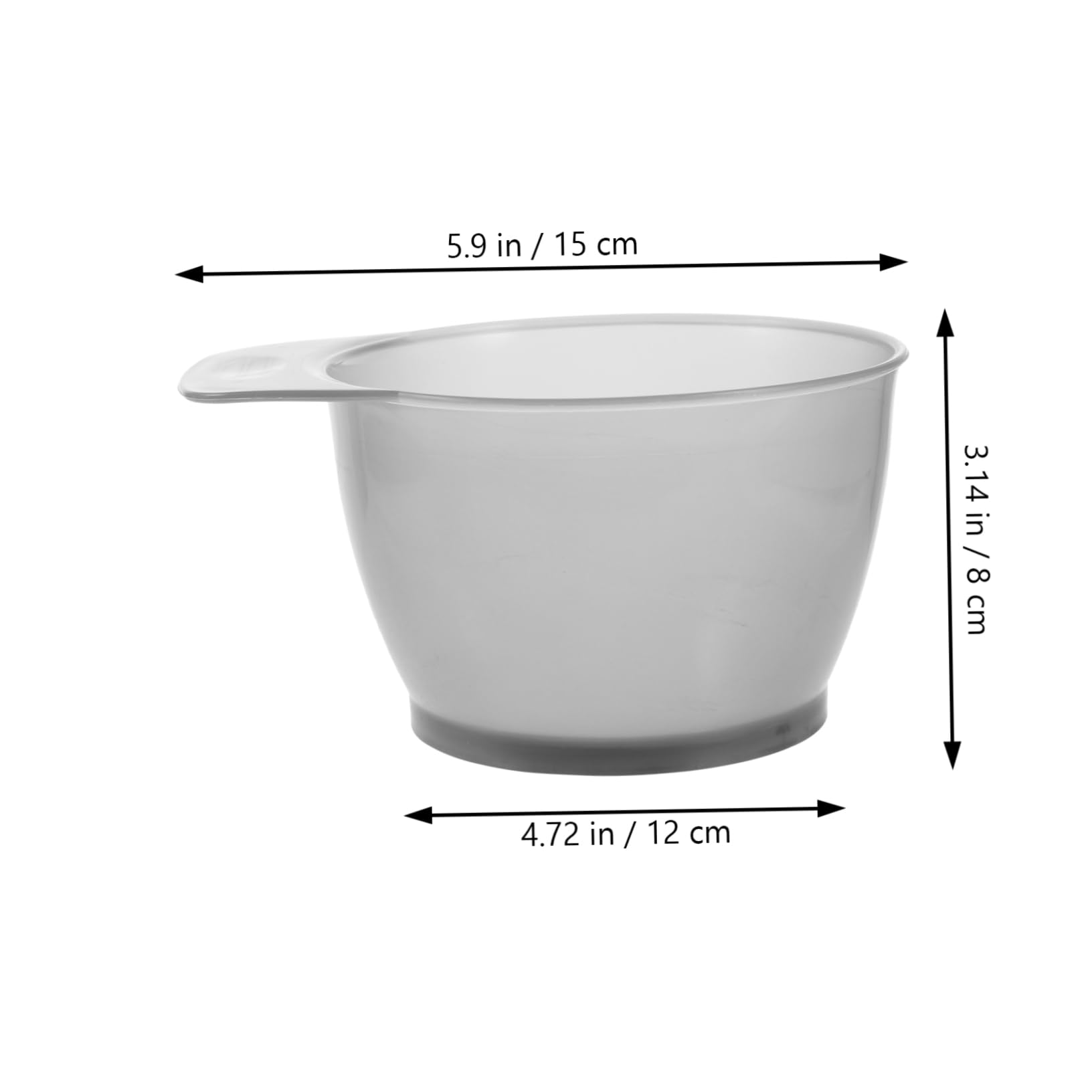 2 Pezzi Ciotola Colorante per Portatile con per Diy Accessori Necessari per Parrucchieri e Casa Materiale e Facile Usare