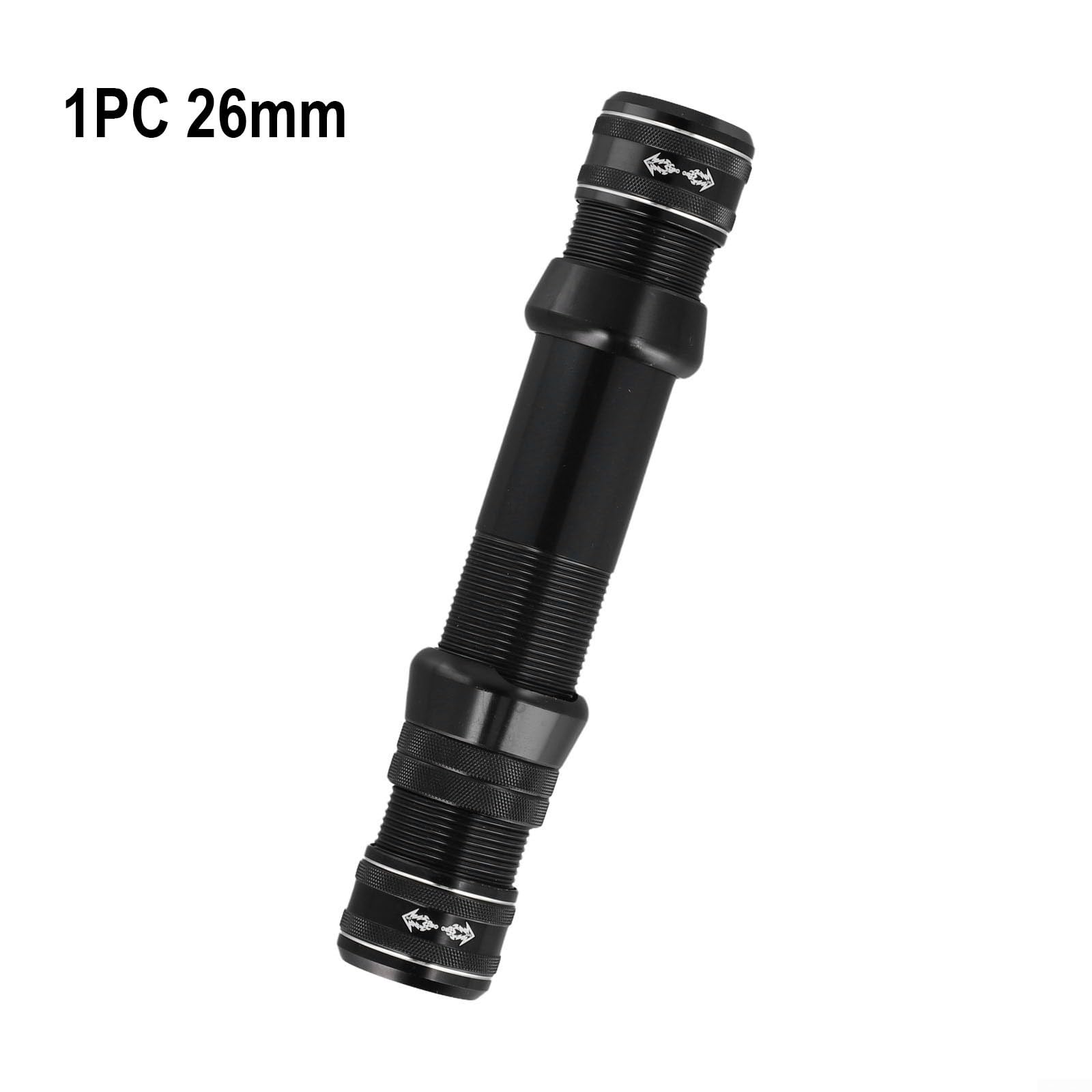 Moulinet de pêche en métal pour construction de canne à pêche à la mouche, diamètre intérieur de 16 à 28 mm, clip de fixation pour roue de pêche à la mouche, accessoire de réparation noir (26