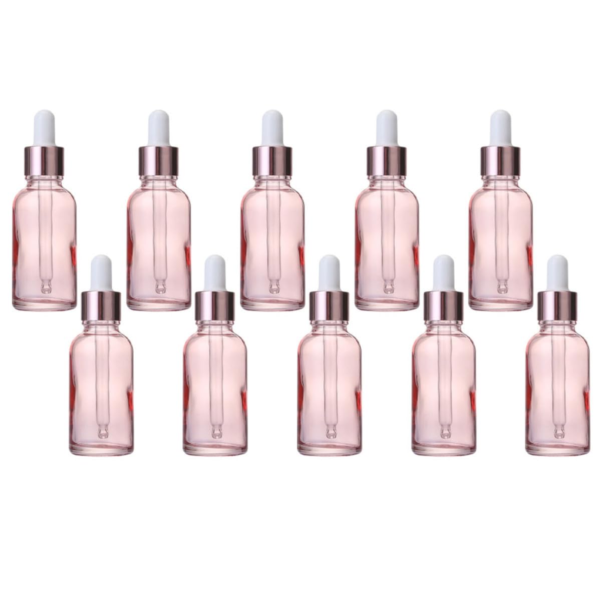 Flaconi Contagocce in Vetro da 30ml Rosa per Cosmetici e Profumi Confezione da 30 Pezzi per Regali
