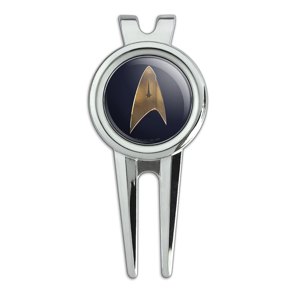 GRAPHICS & MORE Star Trek Discovery Delta Shield Golf Divot Repair Tool and Ball Marker