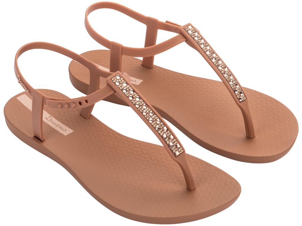 Ipanema Women's Class Chic FEM Sandals, Brown/Rose, 38 EU, Brown Rose, 6 UK