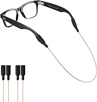 Vista 16 de Correa de lentes de sol para lentes Meta RayBan, patillas gruesas, correas para gafas, cordones para hombres, mujeres y niños, soportes para gafas