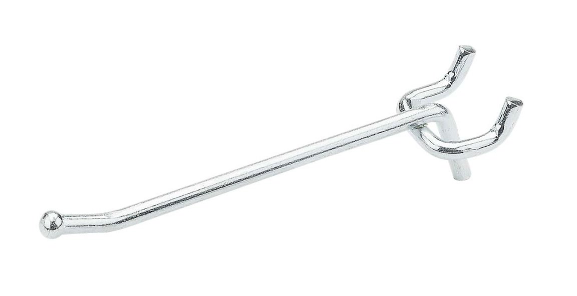 National Hardware N180 – 010 4 in. V2360 Single Hook, zincato, Zinc Plated, 10-Pack