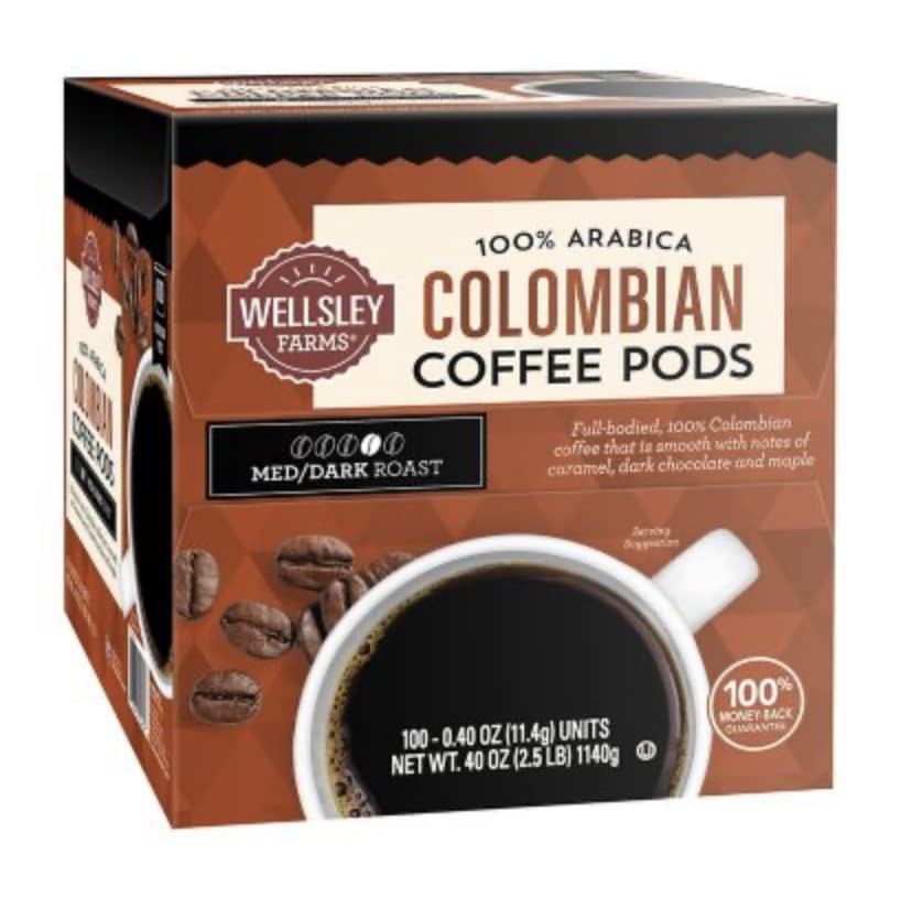Wellsley FarmsColombian K-Cup Pods, 100 CT