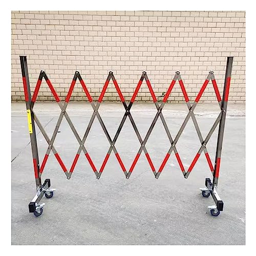 Barrière extensible en acier inoxydable réglable et mobile pour bloquer rapidement les accès
