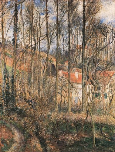 Tableaux de celebres tableaux Pissarro Cote Saint-Denis toile decoration elegance murale