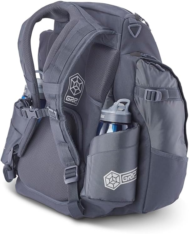GRIPeq BX3 Disc Golf Bag – Premium 18-Disc Capacity Backpack | Tour-Level Comfort, Expandable Storage, Dual Bottle Holders, and Durable 1000D Nylon Construction