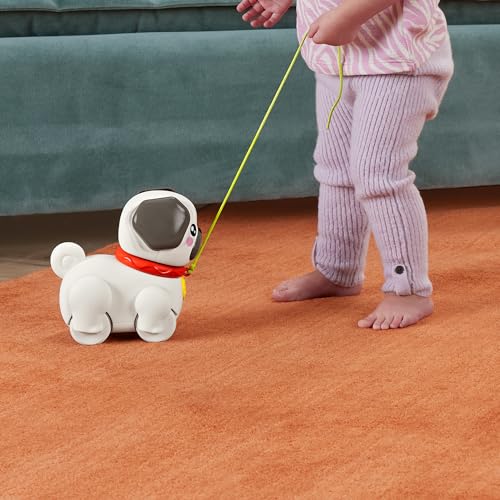 Fisher-Price, Brinquedo para Bebês Pug Passeia Comigo para crianças a partir de 1 ano