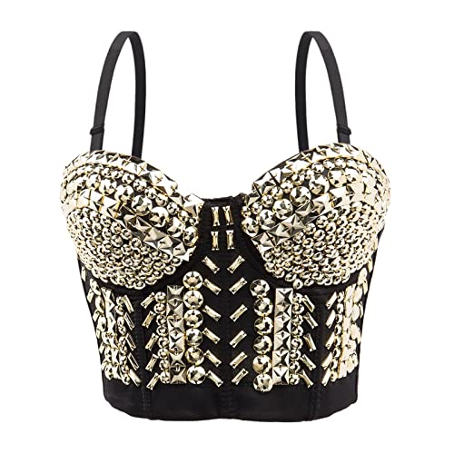 Soutien-gorge punk fait à la main pour femmes et vêtements de performance
