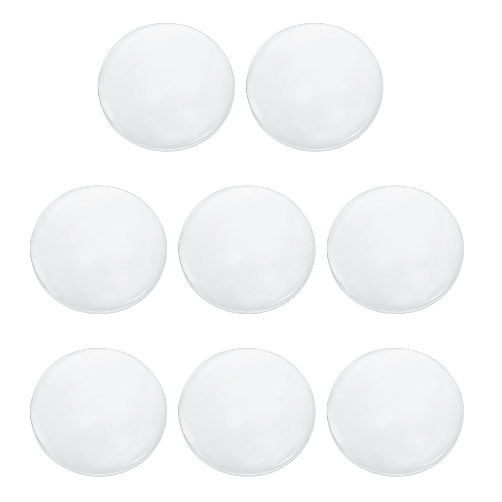 PATIKIL 8 Pack Lentille Biconcave, 4cm Dia. -10cm Distance Focale Lentilles Optiques Verre Pour Bureau Science Expérience Laboratoire Équipement Laser Application Système Imagerie, Clair