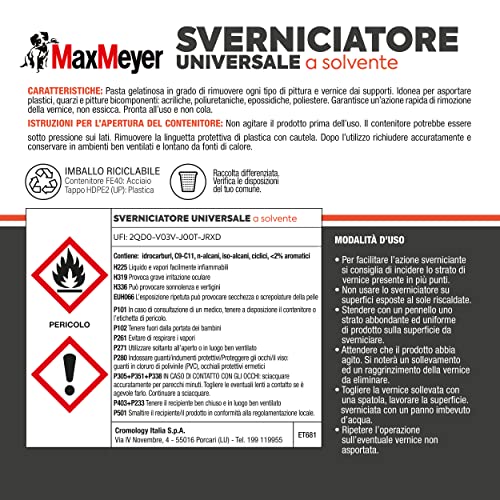 Maxmeyer Sverniciatore Universale Per Smalti E Pitture 0,75 L - 5