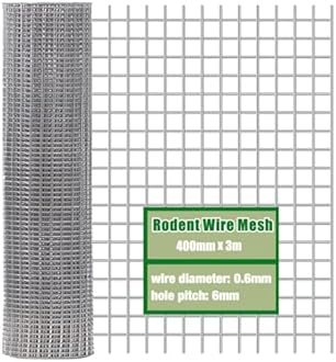 Rodent Proofing Wire Mesh 400mm x 3m,Galvanised Wire Mesh- Keep Rats Out & Protect Your Home, Wire Mesh Roll for Garden and DIY Project,Rat Proof Mesh Sheet-Easy to Install - Maintenance-Free
