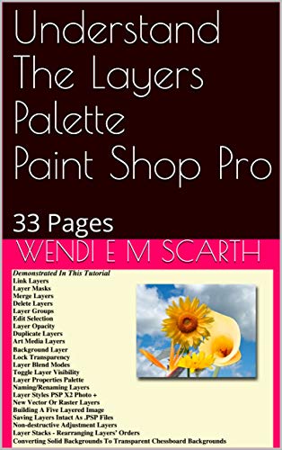 Understand The Layers Palette Paint Shop Pro: 33 Pages (Paint Shop Pro Made Easy by Wendi E M Scarth Book 8) (English Edition)