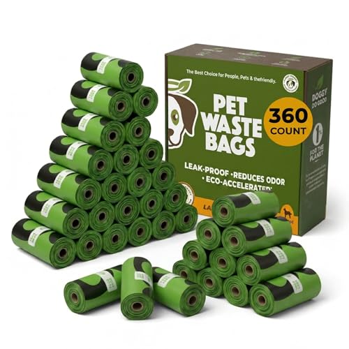 Doggy Do Good Poop Bags – 360 counts, compostable
