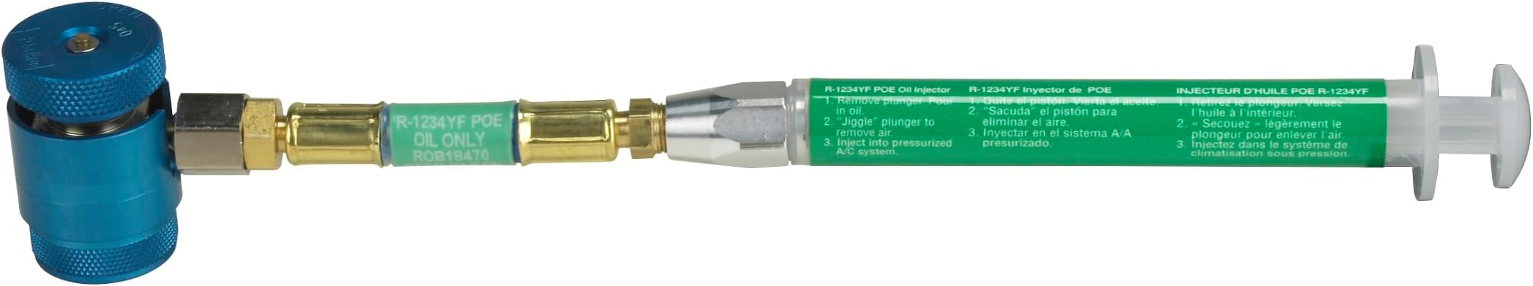 Robinair 18470 Syringe-Type POE Oil Injector for HV R-1234YF Systems