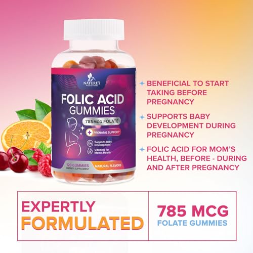 Nature's Nutrition Folic Acid Gummies