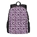 Imagen de NImongt Mochila para adultos con estampado rosa de unicornios