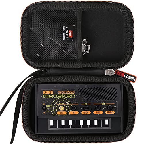 Fblfobeli Eva Hard Carrying Case Compatible With Korg Monotron Delay Analog Ribbon Synthesizer (Case Only) #TOP1
