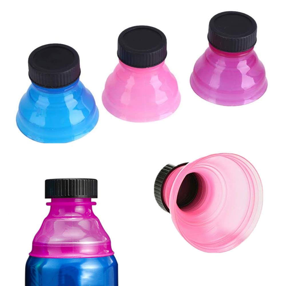 AHEOVSD 6 Pcs Soda Savers Lids Can Covers for Drinks Reusable Useful Snap On Pop Can Bottle Caps for Coke Beer Energy Drinks Carbonated Drinks Lids Random Color - Image 2
