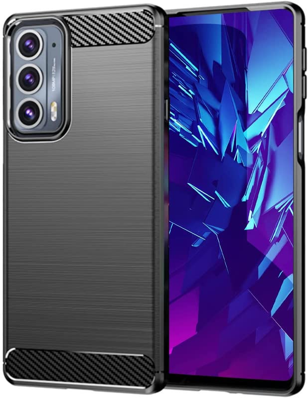 ConnectPoint Case Compatible with Motorola Edge 20 Fusion, Perfect Fitting Hybrid Edge to Edge Side Protection Carbon Fiber Back Cover for Moto Edge 20 Fusion - Black (B09ZJ6H1HV) Amazon Price History, Amazon Price Tracker