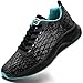 HIIGYL - Zapatillas deportivas deportivas para hombre, para caminar, correr, gimnasio, tenis y fitness, ligera, de moda, color Negro, talla 40 2/3 EU