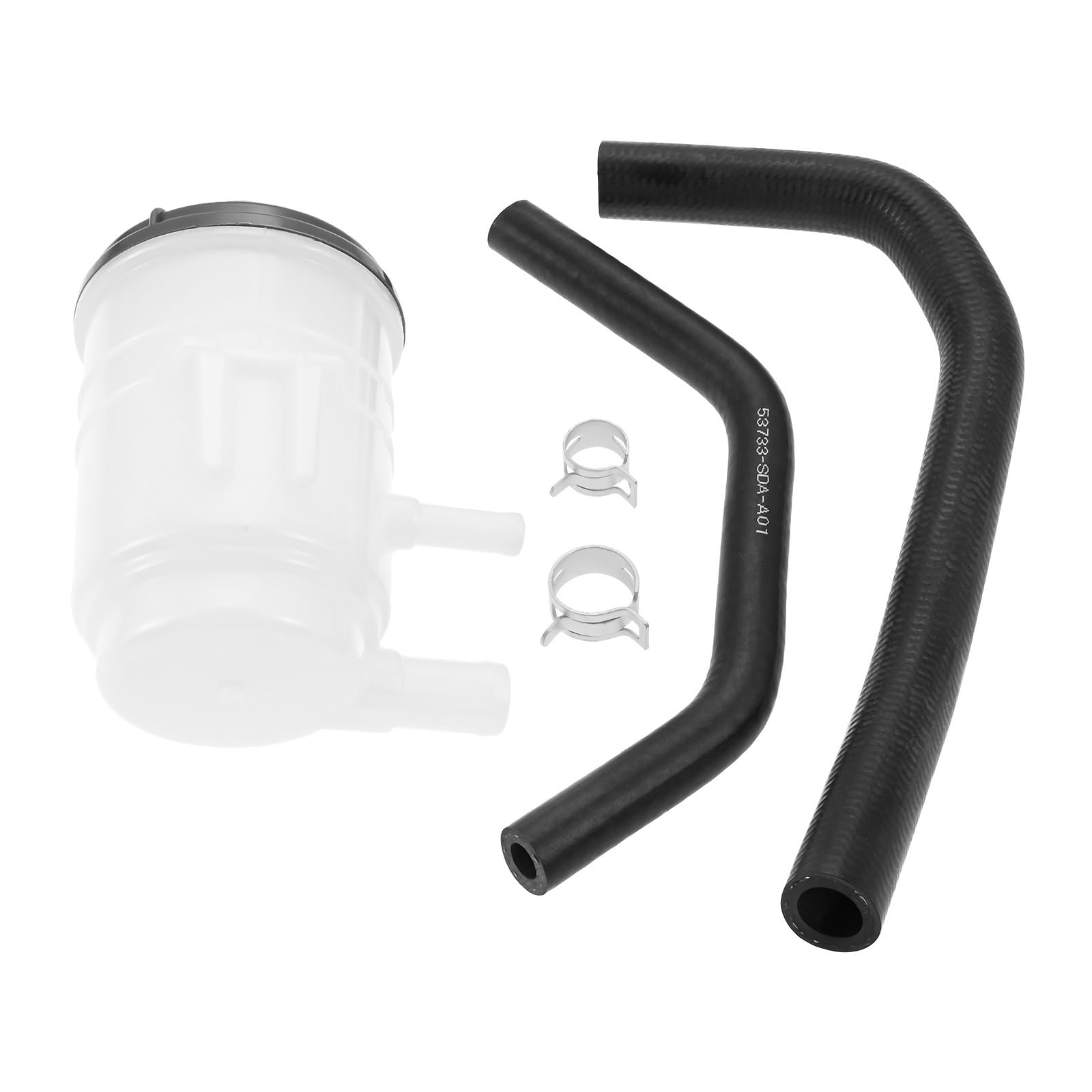 Pompa wspomagania kierownicy Pasuje do Honda Accord L4 2.4L 2003-2007 53701-SDA-A01 Zestaw zbiornika wspomagania układu kierowniczego z wężem ssącym i powrotnym zaciskami