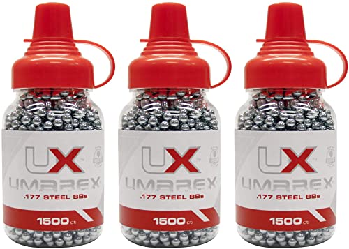 Umarex Precision .177 Caliber BB Gun BBS (1500 Count), Pack of 3