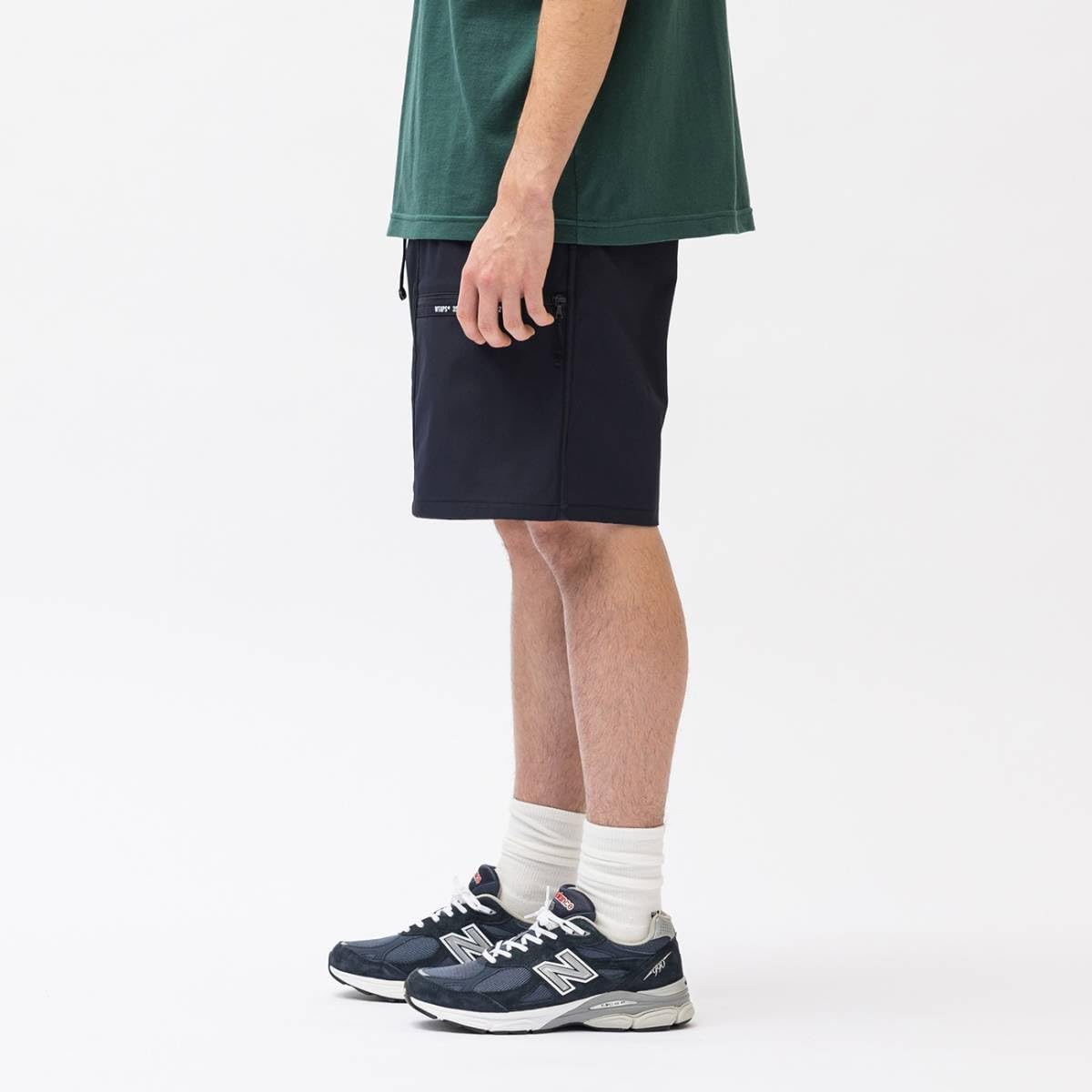 Amazon.co.jp: 紺 L SPSS2001 SHORTS POLY TWILL ロゴベルト レナぺス