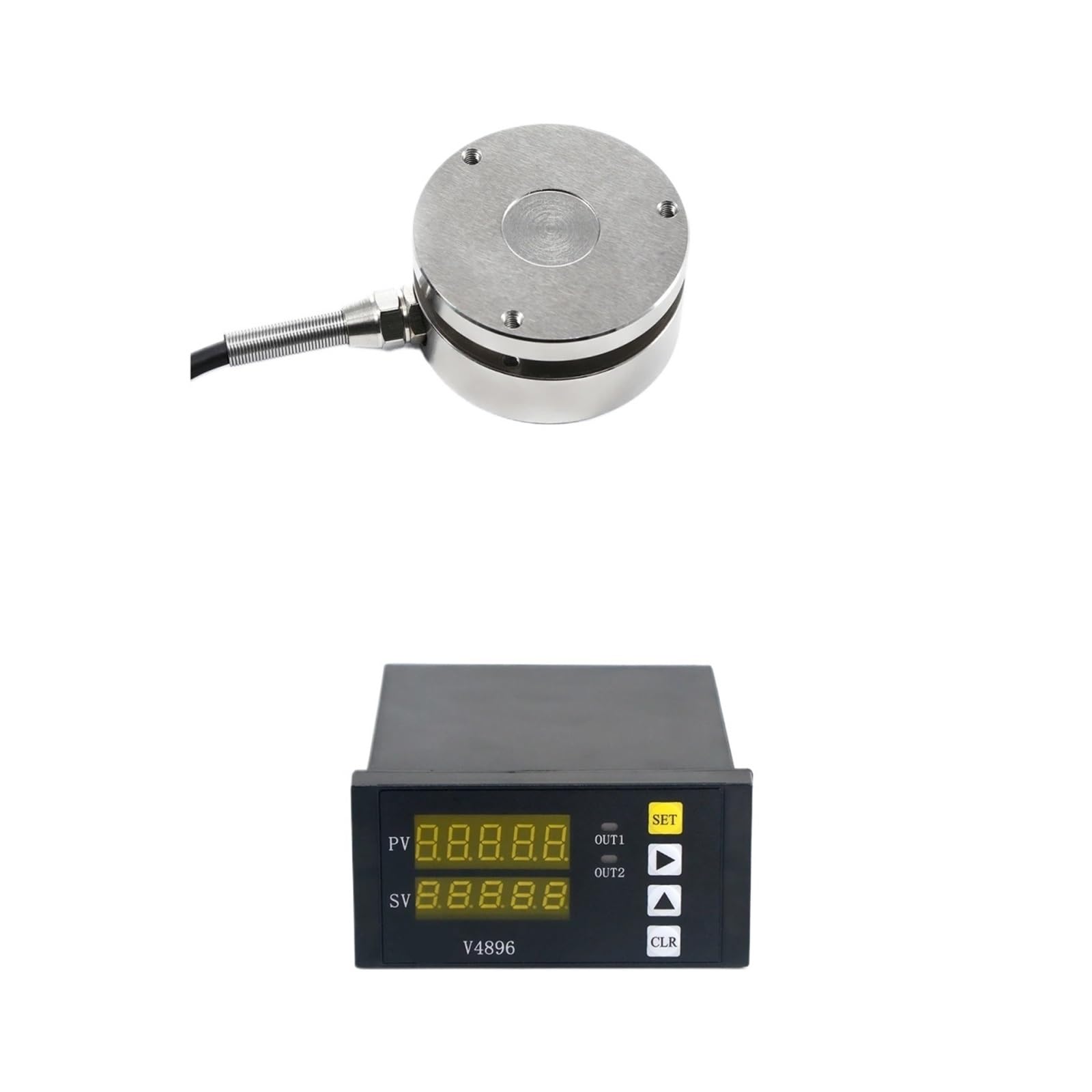 MXXDMOPD Load Cell Sensor with Indicator Display Weighing Pressure Test Compression and Tension 10KG 20KG 50KG 100KG 200KG 1T(5T and Indicator)