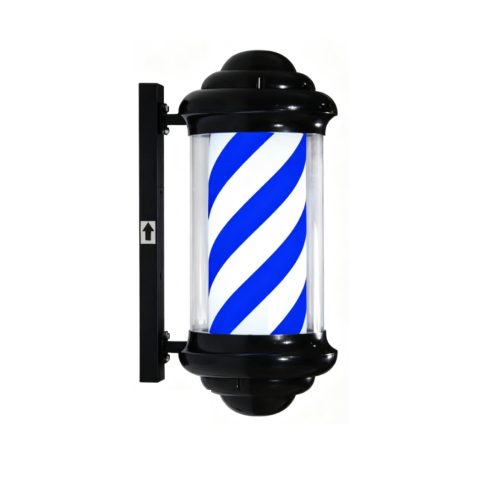 Barber Pole Rotating LED Strips Light Traditional Barber Pole