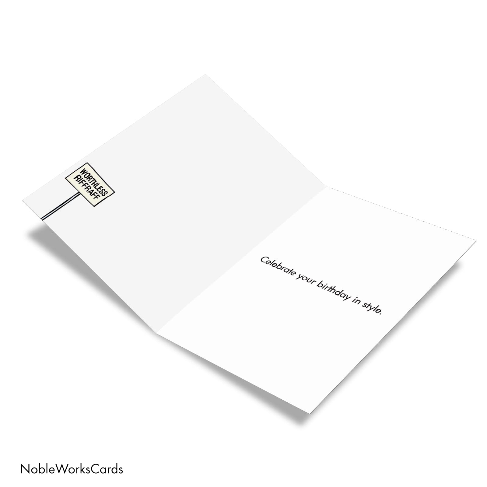 Lustige Geburtstagskarte Mit Cartoon-Design – Inkl. Umschlag, 12,7 X 17,8 Cm