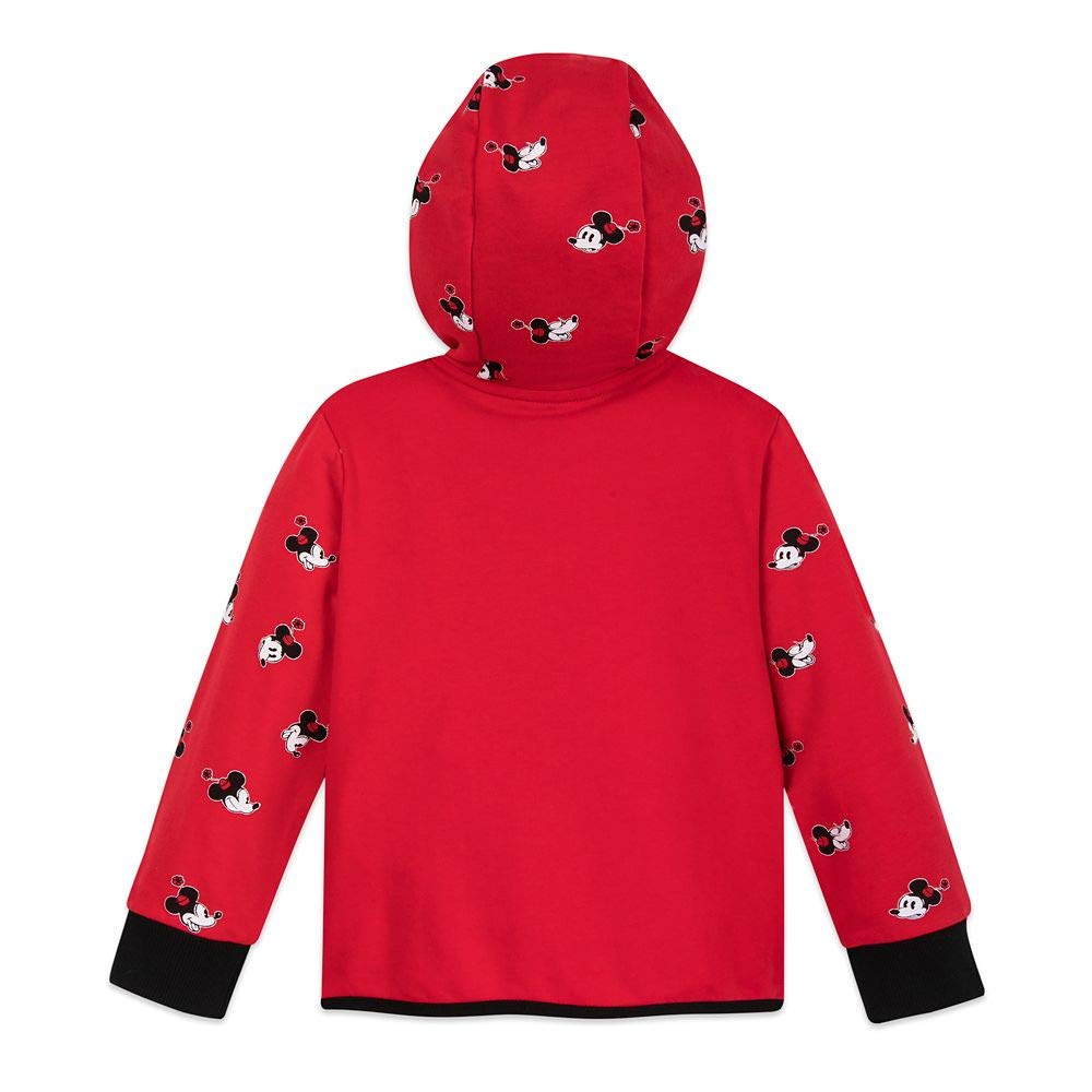 Disney Minnie Mouse bluza z kapturem z zamkiem błyskawicznym dla dzieci, wielokolorowa