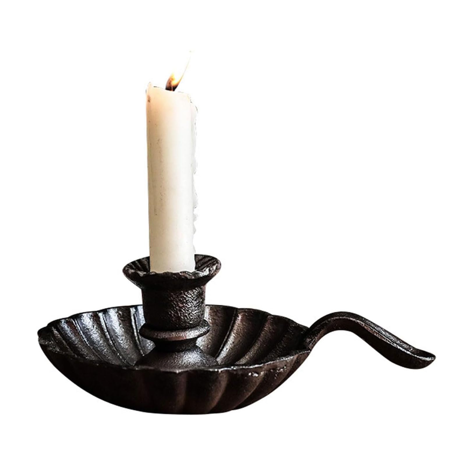Candle sticks holder candle holders， Iron Pillar Candlestick Holders with Handle for Table Wedding Party