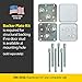 Stromberg Carlson AC-530L Locking Commercial Rail - Mobile Equipment Support - RV Camping Accessories and Travel Trailer Accessories for Step Ladder- 200 lbs Capacity - 25.5