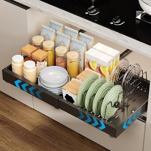 AGANIPPE 1 Pack Expandable Slide Out Drawers for